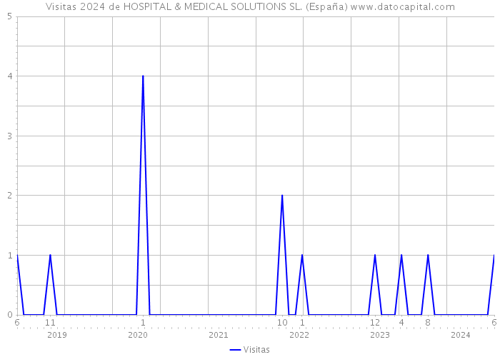 Visitas 2024 de HOSPITAL & MEDICAL SOLUTIONS SL. (España) 