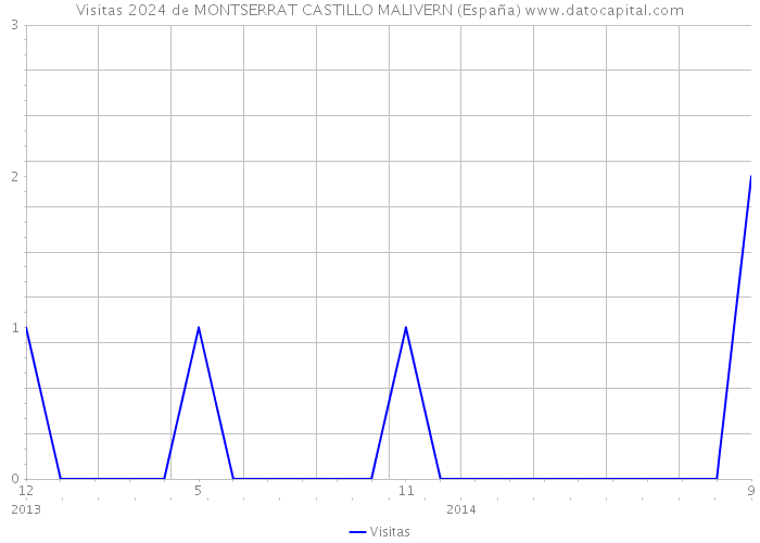 Visitas 2024 de MONTSERRAT CASTILLO MALIVERN (España) 