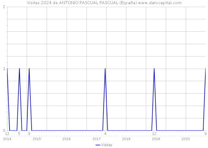 Visitas 2024 de ANTONIO PASCUAL PASCUAL (España) 