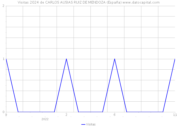 Visitas 2024 de CARLOS AUSIAS RUIZ DE MENDOZA (España) 