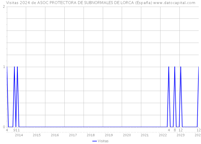 Visitas 2024 de ASOC PROTECTORA DE SUBNORMALES DE LORCA (España) 