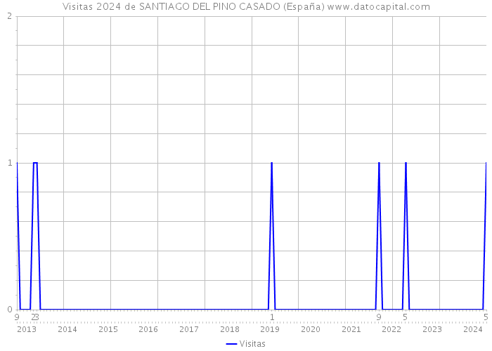 Visitas 2024 de SANTIAGO DEL PINO CASADO (España) 
