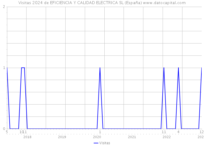 Visitas 2024 de EFICIENCIA Y CALIDAD ELECTRICA SL (España) 