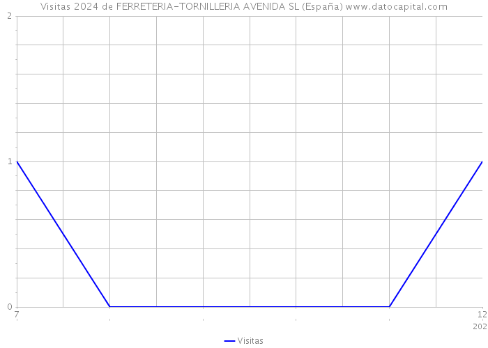 Visitas 2024 de FERRETERIA-TORNILLERIA AVENIDA SL (España) 