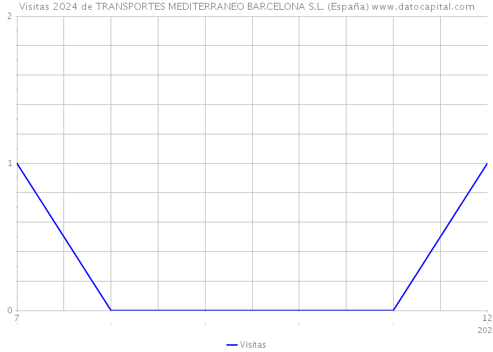Visitas 2024 de TRANSPORTES MEDITERRANEO BARCELONA S.L. (España) 
