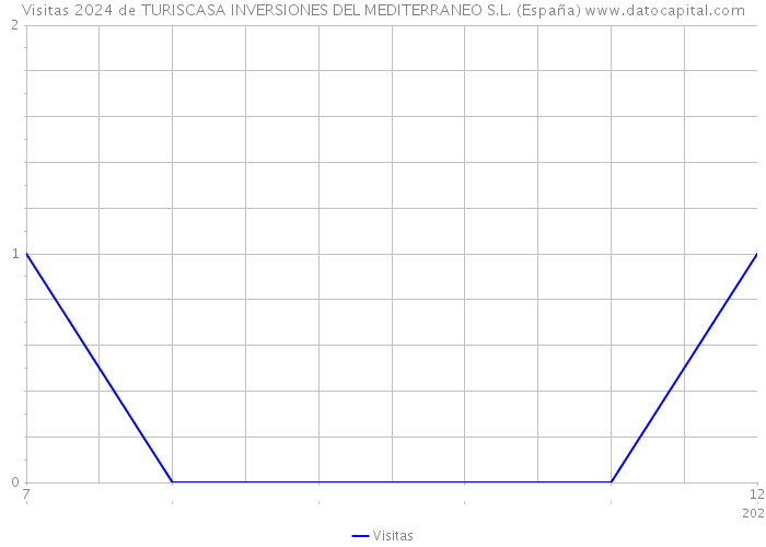 Visitas 2024 de TURISCASA INVERSIONES DEL MEDITERRANEO S.L. (España) 