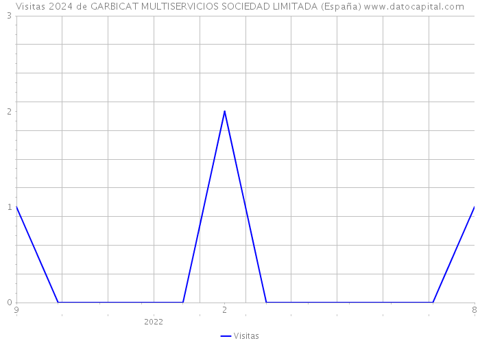 Visitas 2024 de GARBICAT MULTISERVICIOS SOCIEDAD LIMITADA (España) 