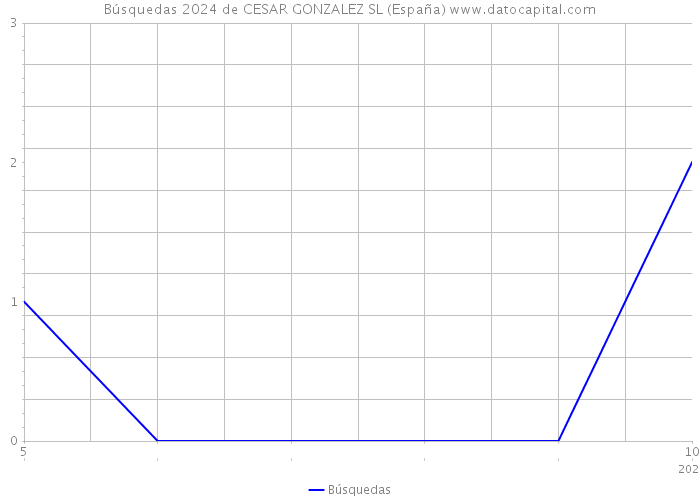 Búsquedas 2024 de CESAR GONZALEZ SL (España) 