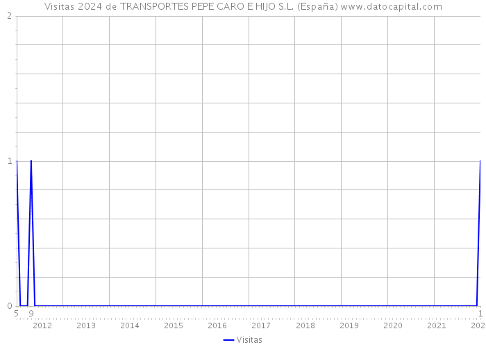 Visitas 2024 de TRANSPORTES PEPE CARO E HIJO S.L. (España) 