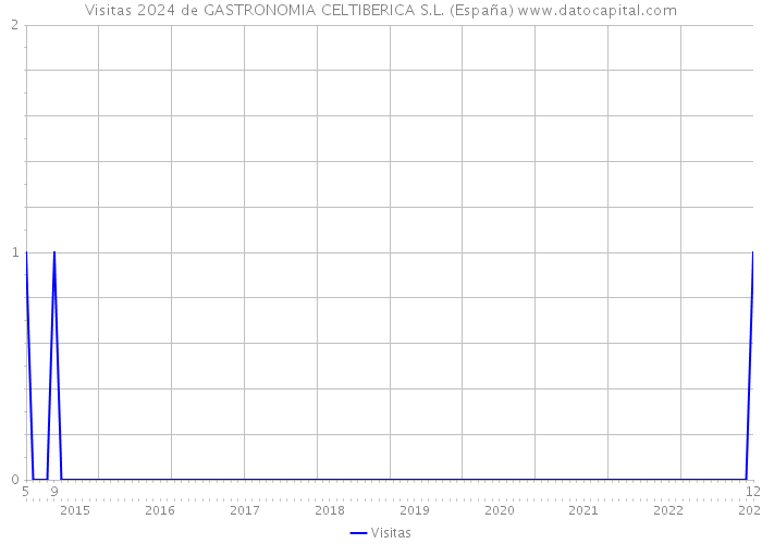 Visitas 2024 de GASTRONOMIA CELTIBERICA S.L. (España) 