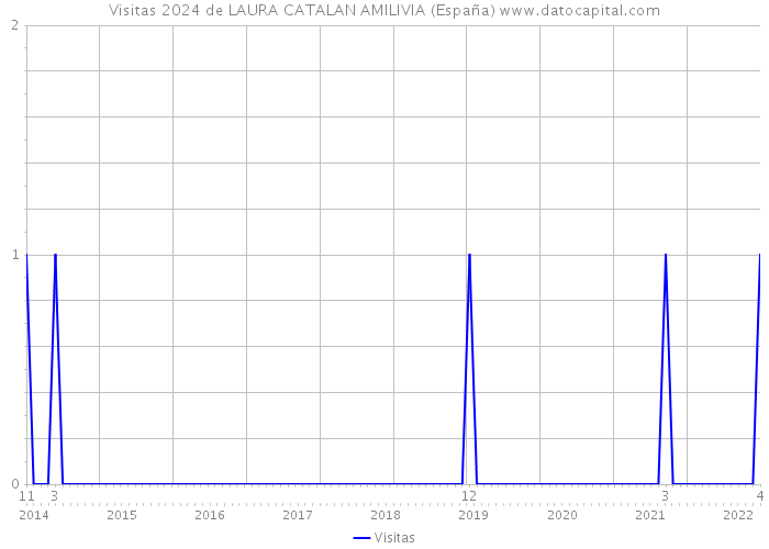 Visitas 2024 de LAURA CATALAN AMILIVIA (España) 