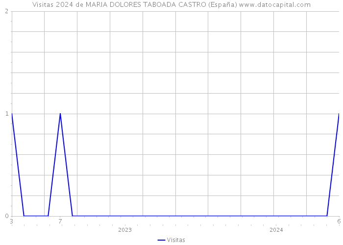 Visitas 2024 de MARIA DOLORES TABOADA CASTRO (España) 