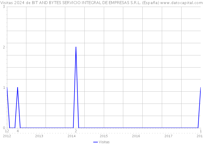 Visitas 2024 de BIT AND BYTES SERVICIO INTEGRAL DE EMPRESAS S.R.L. (España) 