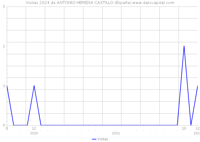 Visitas 2024 de ANTONIO HEREDIA CASTILLO (España) 