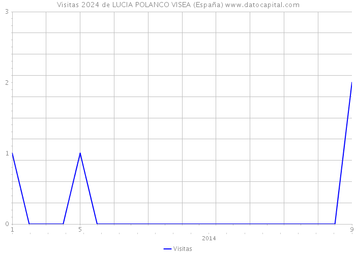 Visitas 2024 de LUCIA POLANCO VISEA (España) 
