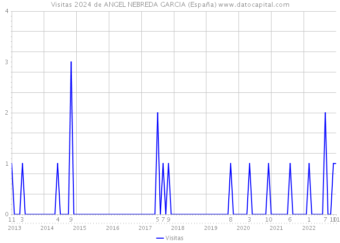 Visitas 2024 de ANGEL NEBREDA GARCIA (España) 