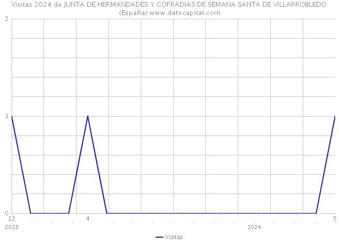 Visitas 2024 de JUNTA DE HERMANDADES Y COFRADIAS DE SEMANA SANTA DE VILLARROBLEDO (España) 