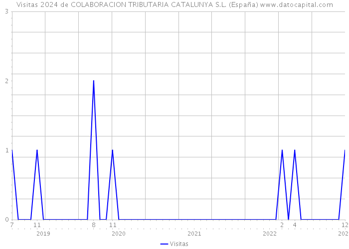 Visitas 2024 de COLABORACION TRIBUTARIA CATALUNYA S.L. (España) 
