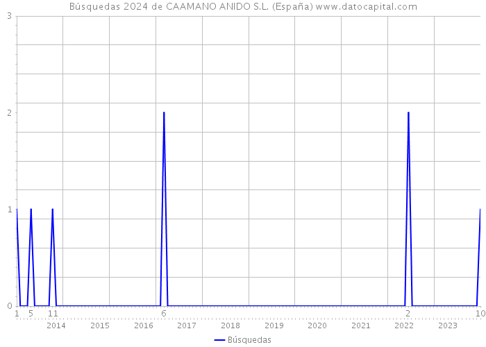 Búsquedas 2024 de CAAMANO ANIDO S.L. (España) 
