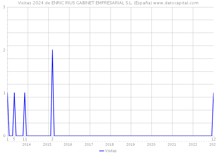 Visitas 2024 de ENRIC RIUS GABINET EMPRESARIAL S.L. (España) 