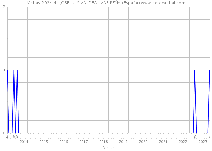 Visitas 2024 de JOSE LUIS VALDEOLIVAS PEÑA (España) 