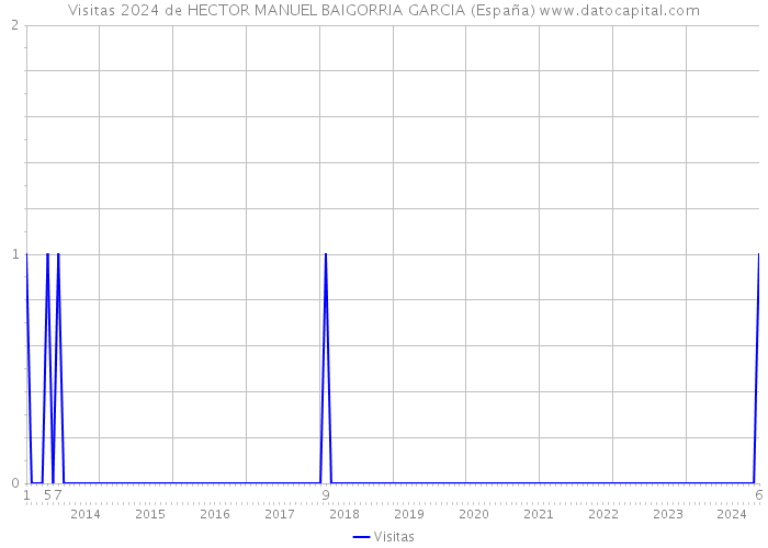 Visitas 2024 de HECTOR MANUEL BAIGORRIA GARCIA (España) 