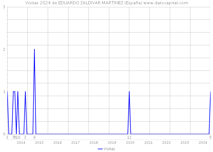 Visitas 2024 de EDUARDO ZALDIVAR MARTINEZ (España) 