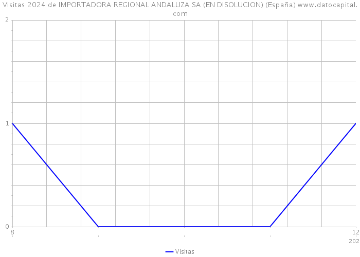 Visitas 2024 de IMPORTADORA REGIONAL ANDALUZA SA (EN DISOLUCION) (España) 
