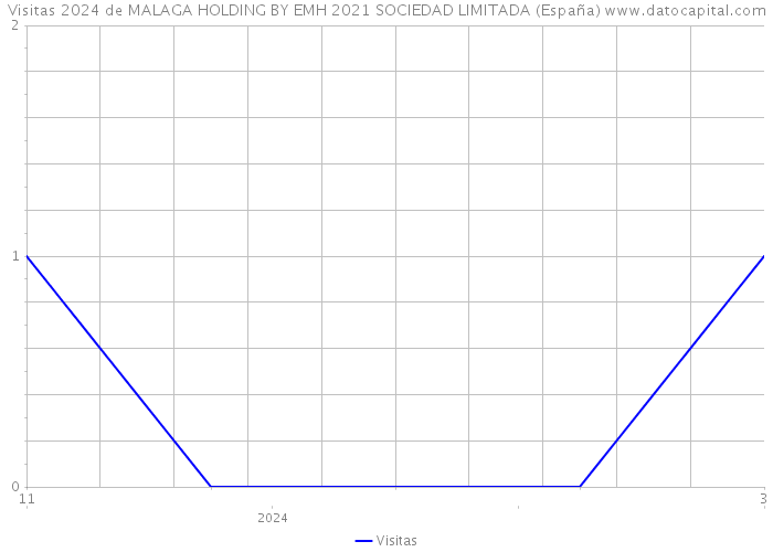 Visitas 2024 de MALAGA HOLDING BY EMH 2021 SOCIEDAD LIMITADA (España) 