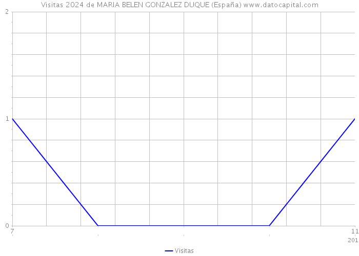 Visitas 2024 de MARIA BELEN GONZALEZ DUQUE (España) 