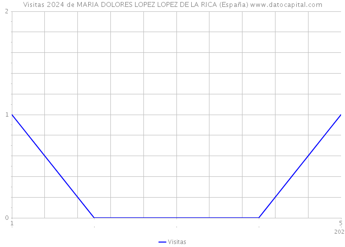 Visitas 2024 de MARIA DOLORES LOPEZ LOPEZ DE LA RICA (España) 