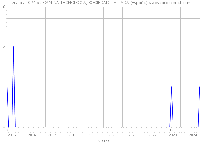Visitas 2024 de CAMINA TECNOLOGIA, SOCIEDAD LIMITADA (España) 