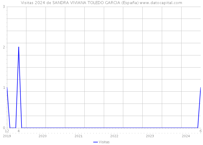 Visitas 2024 de SANDRA VIVIANA TOLEDO GARCIA (España) 