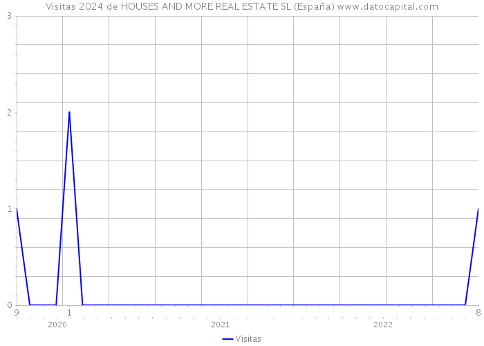 Visitas 2024 de HOUSES AND MORE REAL ESTATE SL (España) 