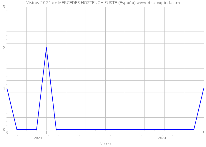 Visitas 2024 de MERCEDES HOSTENCH FUSTE (España) 