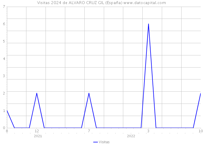 Visitas 2024 de ALVARO CRUZ GIL (España) 
