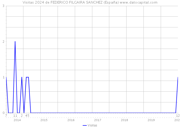 Visitas 2024 de FEDERICO FILGAIRA SANCHEZ (España) 