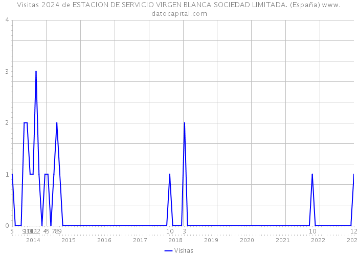 Visitas 2024 de ESTACION DE SERVICIO VIRGEN BLANCA SOCIEDAD LIMITADA. (España) 