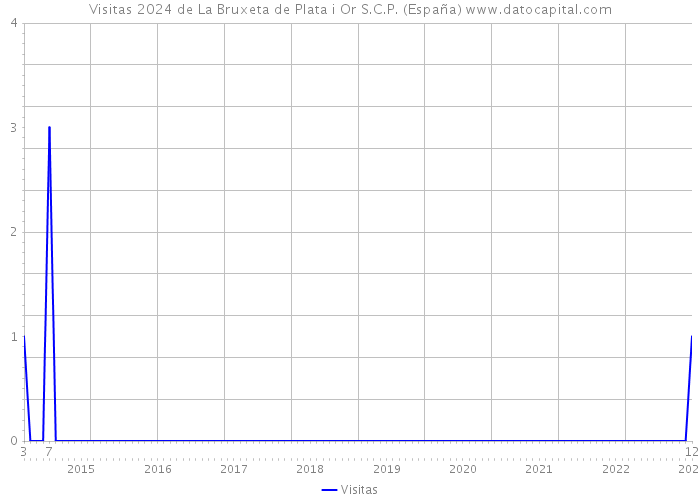 Visitas 2024 de La Bruxeta de Plata i Or S.C.P. (España) 