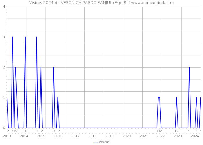 Visitas 2024 de VERONICA PARDO FANJUL (España) 