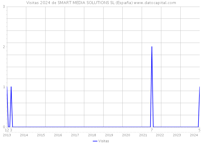 Visitas 2024 de SMART MEDIA SOLUTIONS SL (España) 