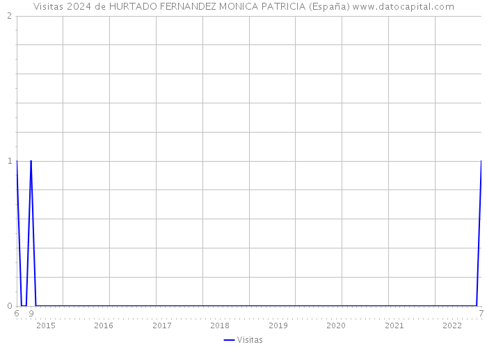 Visitas 2024 de HURTADO FERNANDEZ MONICA PATRICIA (España) 