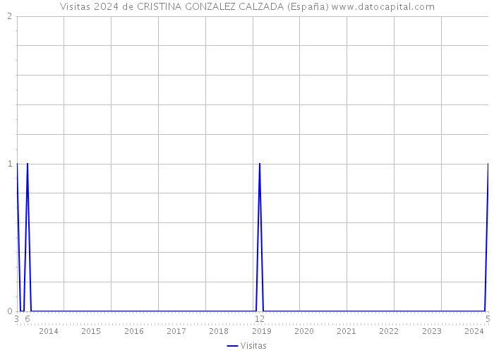 Visitas 2024 de CRISTINA GONZALEZ CALZADA (España) 