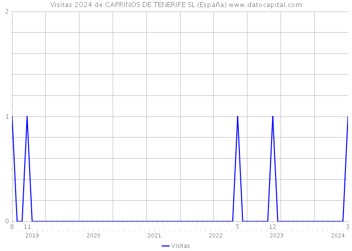 Visitas 2024 de CAPRINOS DE TENERIFE SL (España) 