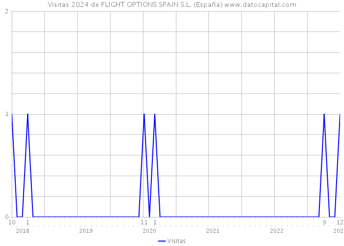 Visitas 2024 de FLIGHT OPTIONS SPAIN S.L. (España) 