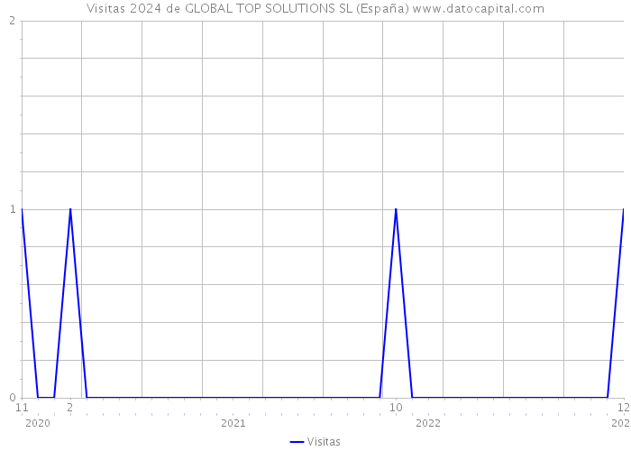Visitas 2024 de GLOBAL TOP SOLUTIONS SL (España) 
