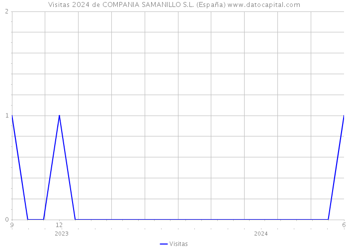 Visitas 2024 de COMPANIA SAMANILLO S.L. (España) 