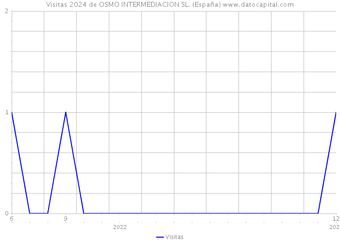 Visitas 2024 de OSMO INTERMEDIACION SL. (España) 