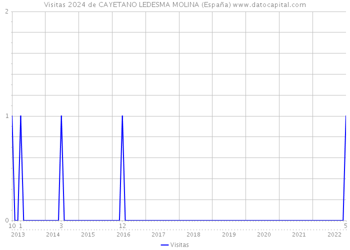 Visitas 2024 de CAYETANO LEDESMA MOLINA (España) 