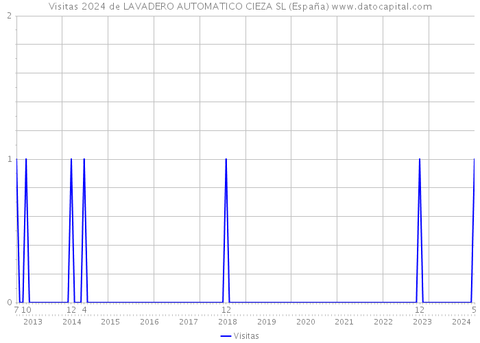 Visitas 2024 de LAVADERO AUTOMATICO CIEZA SL (España) 
